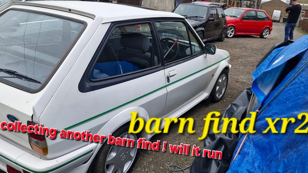 Collecting another classic barn find, 20 years stored will it run, ford fiesta xr2 ebay buy 😅
