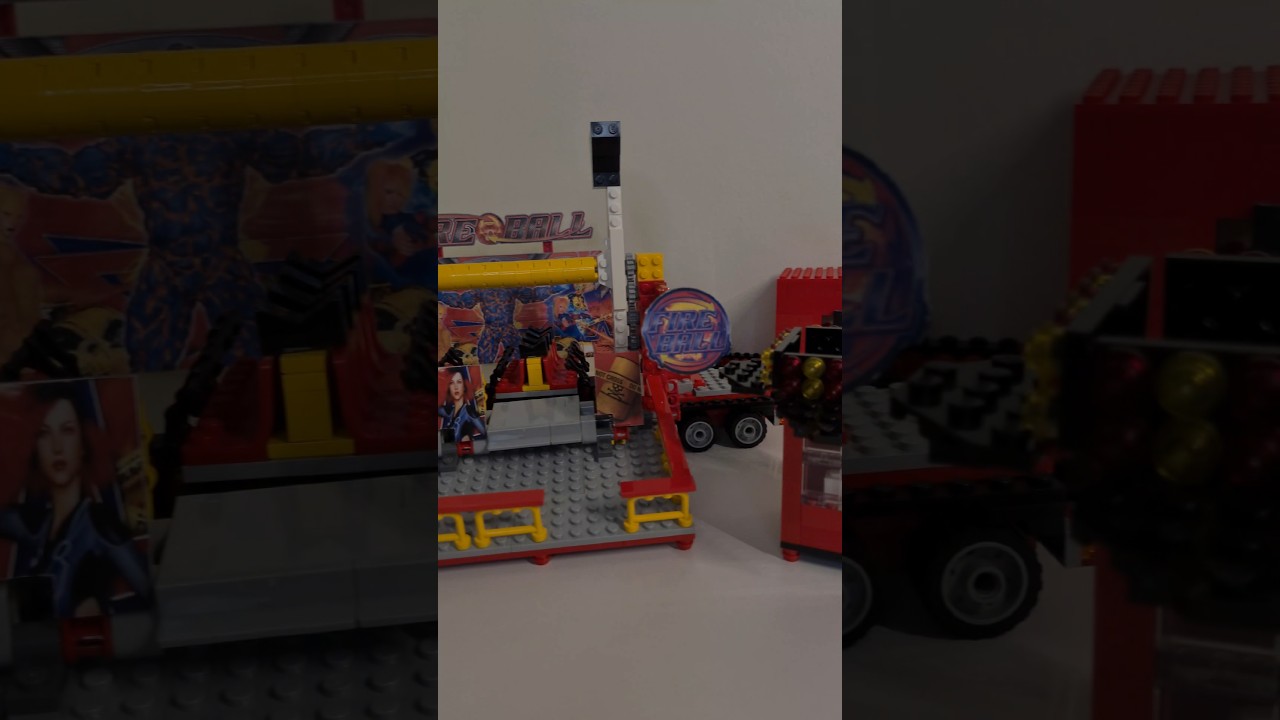 Lego Kirmes KMG Surf Ride and KMG Speed Funfair Attractions together! 