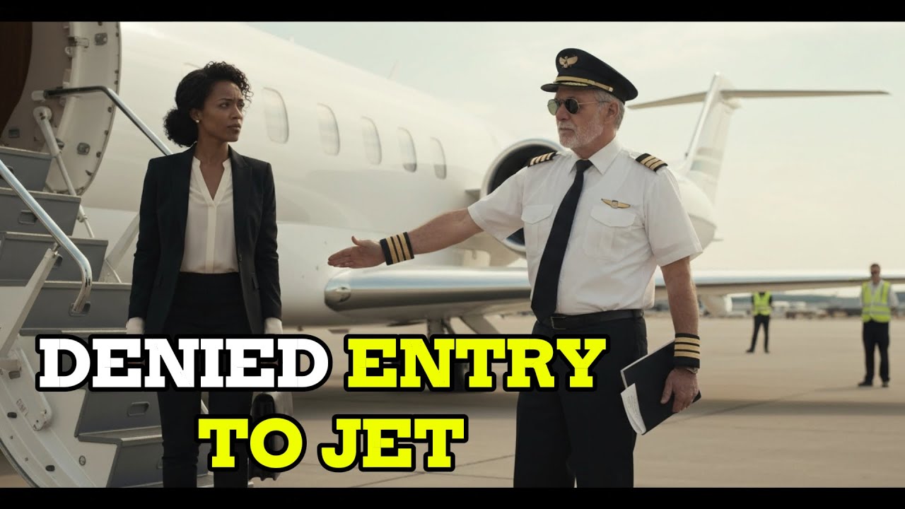 Black Woman Denied Entry to Her Own Jet — What She Says Next Gets the Pilot FIRED