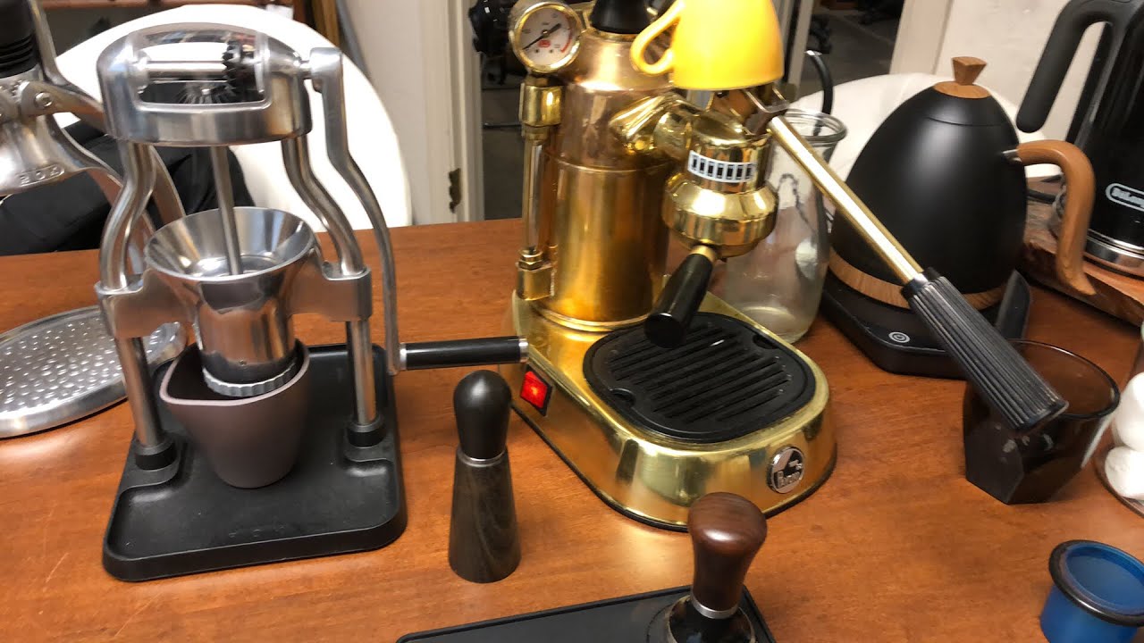 La Pavoni Pro and ROK Espresso Coffee Grinder