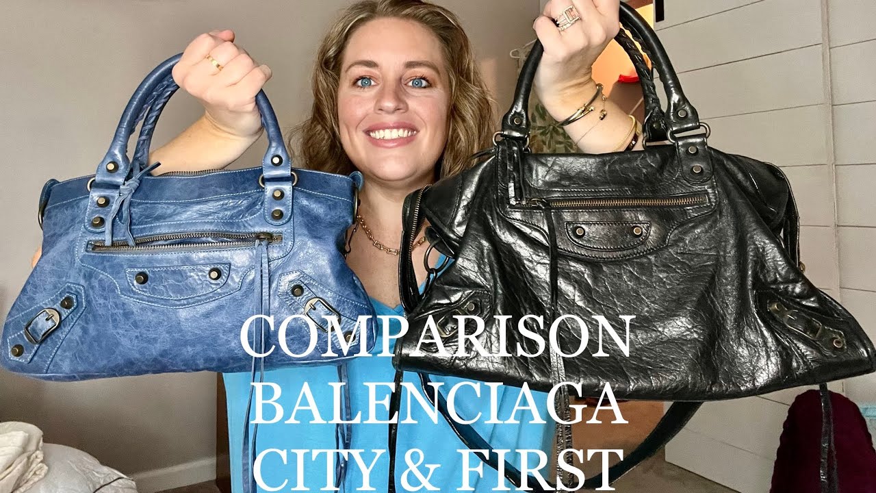 BALENCIAGA CITY AND FIRST BAG - COMPARISON
