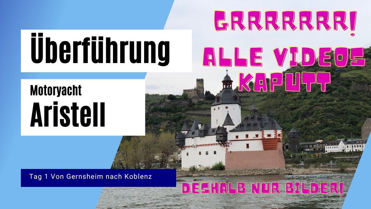 Überführung Motoryacht Aristell Tag1