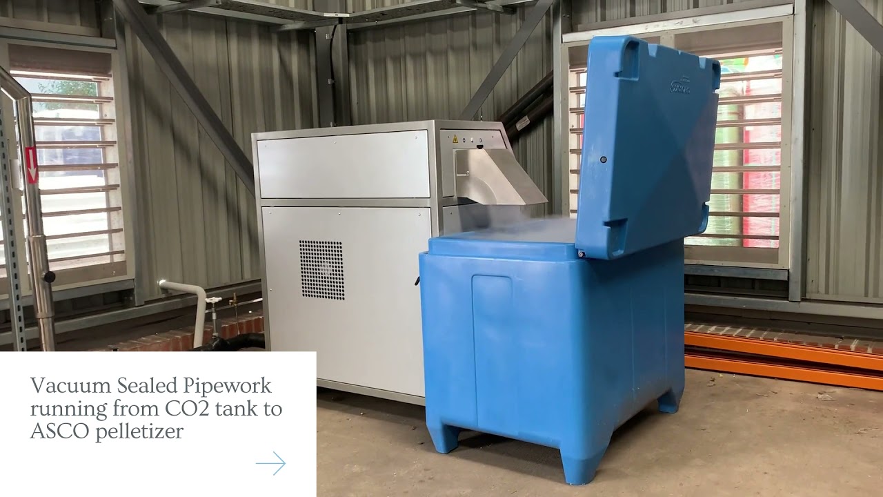Dry Ice Pelletizer Installation