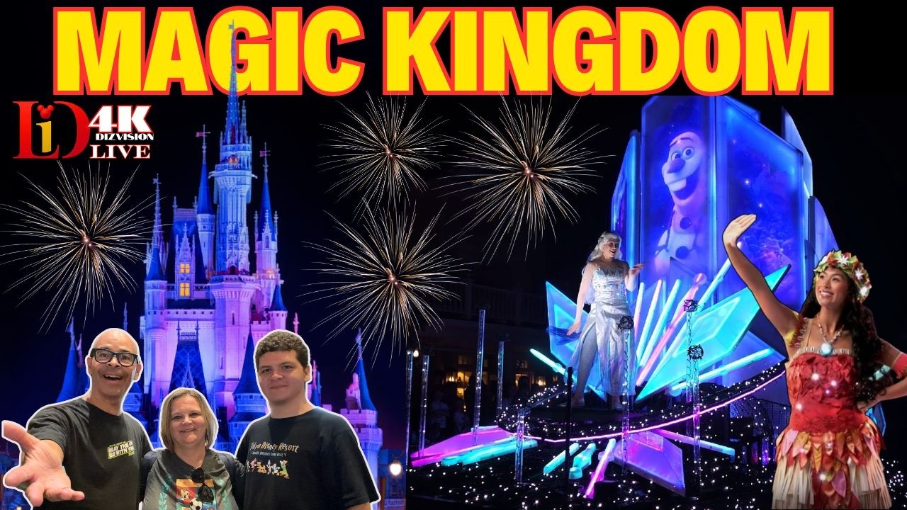 LIVE from Magic Kingdom! Disney&rsquo;s NEW Starlight Parade, Happily Ever After Fireworks & Rides