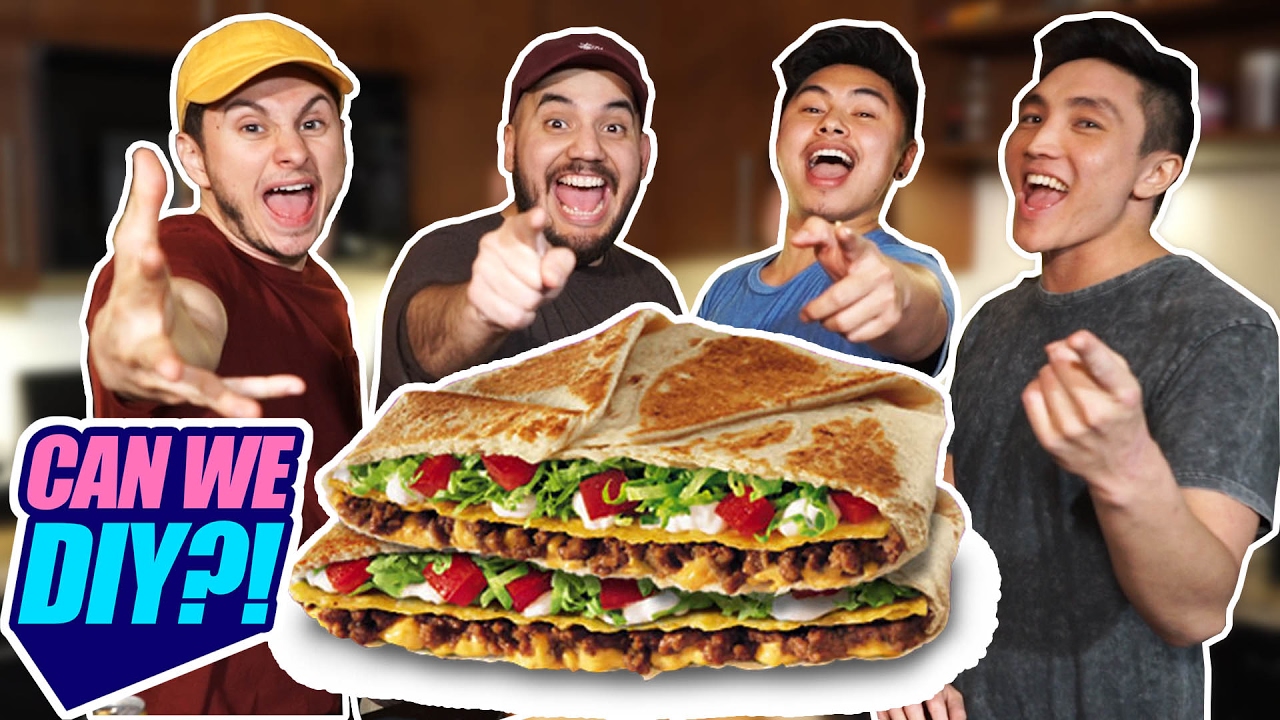 CAN WE DIY?! | GIANT CRUNCHWRAP SUPREME (ft DavidAlvareeezy and Pablo)