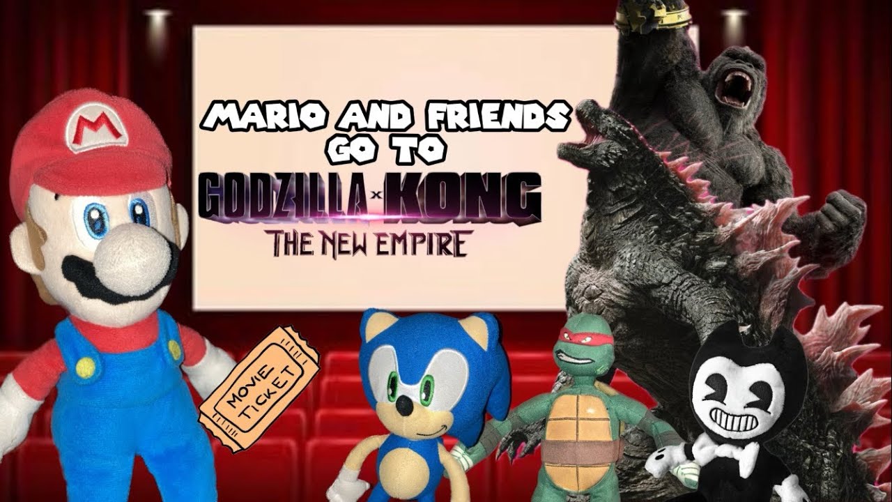 Марио и друзья отправляются в Godzilla X Kong The New Empire!