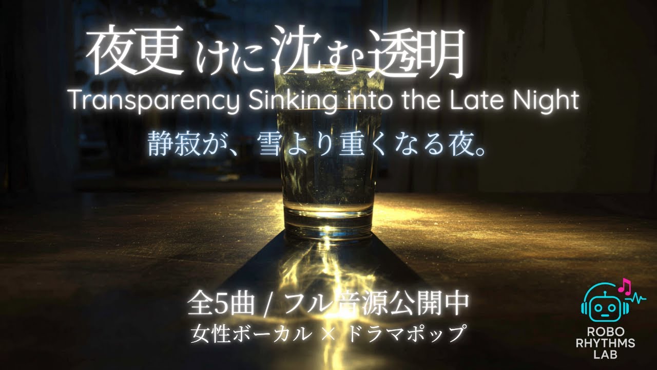 【EP】夜更けに沈む透明 (Transparency Sinking into the Late Night)｜Full EP【J-POP/ドラマの主題歌風】