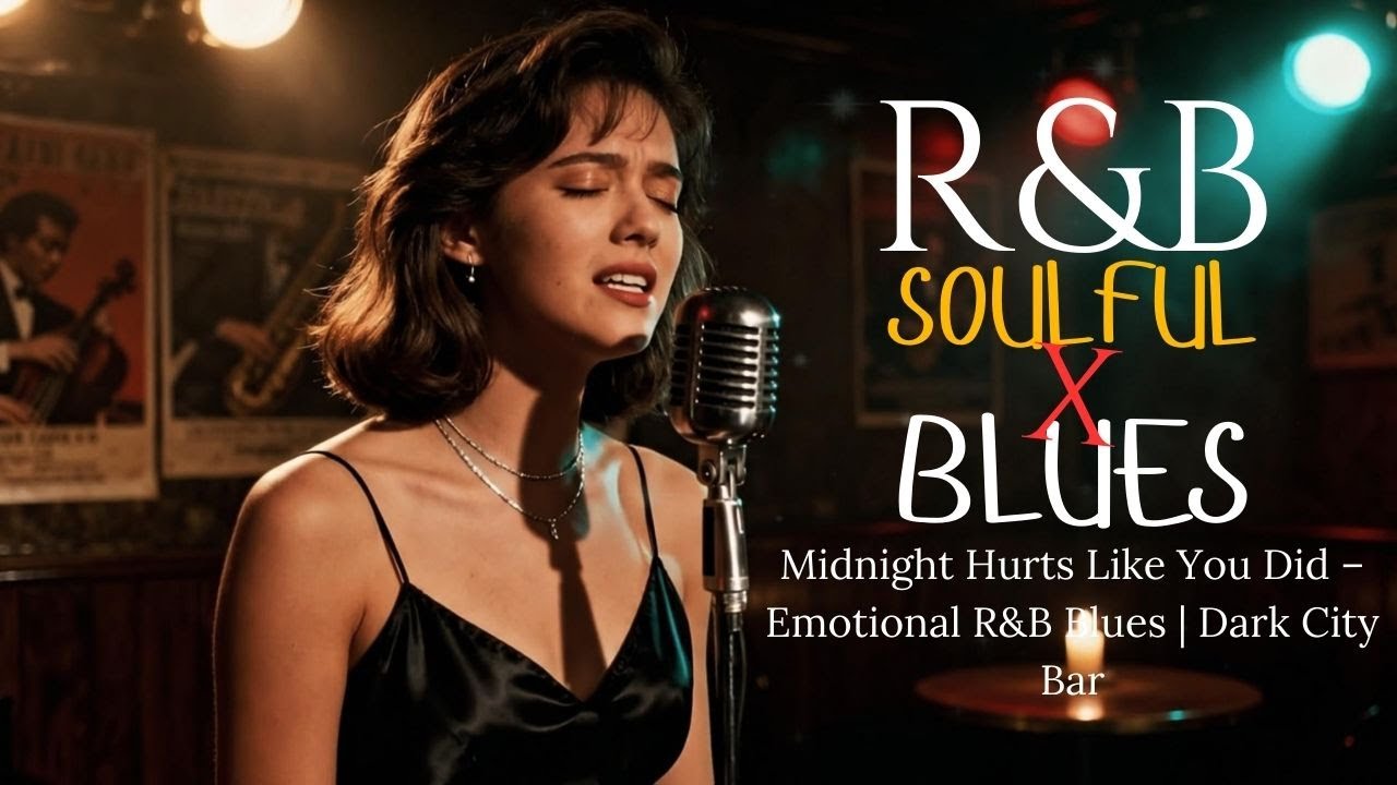【R&B Soul x Blues】Midnight Hurts Like You Did – Emotional R&B Blues  Dark City Bar