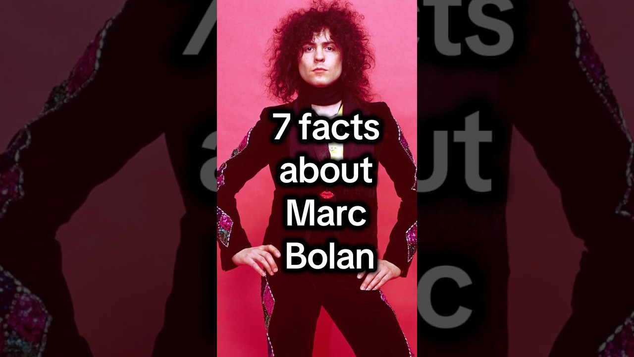 7 facts about Marc Bolan on his 78th birthday 💖 #marcbolan #glamrock #70smusic #70srock