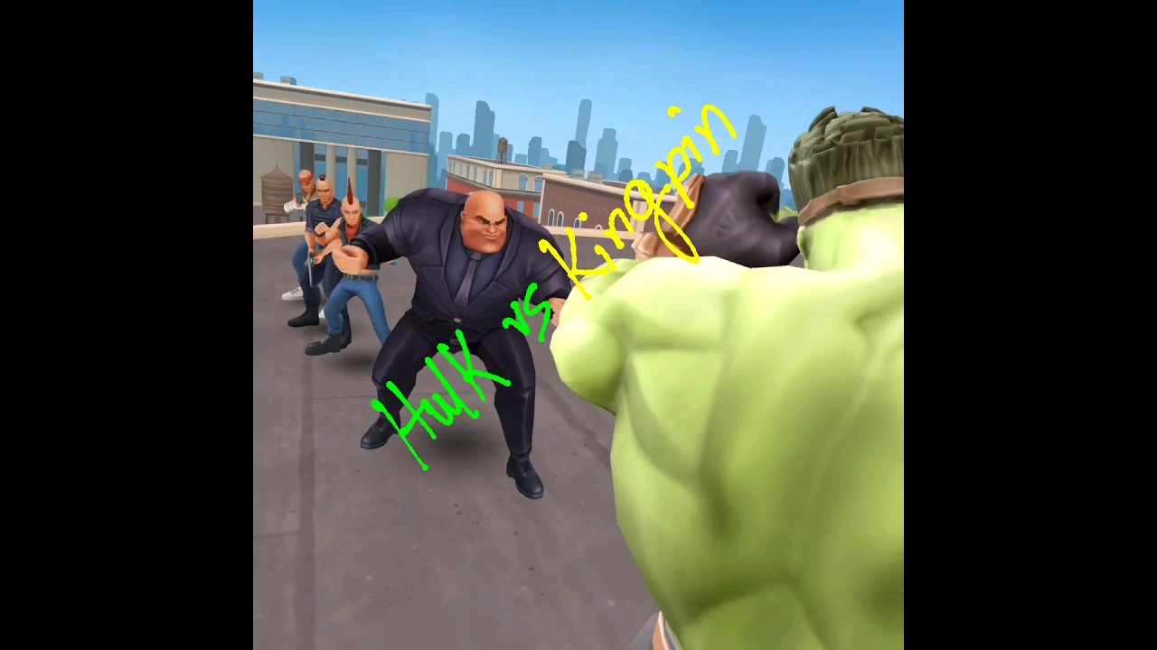 Hulk vs Kingpin #gaming #hulk #kingpin #shorts