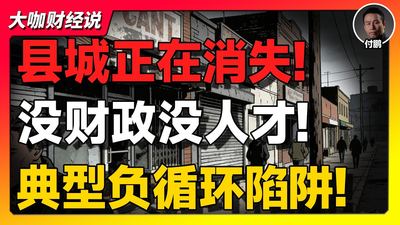 【付鹏重磅】中国正在&ldquo;消失的县城&rdquo;：一场不可逆的人口大迁徙，正在重塑所有人的命运！