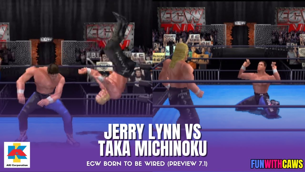 ECW Born to be Wired (Preview 7.1) - Jerry Lynn vs Taka Michinoku 