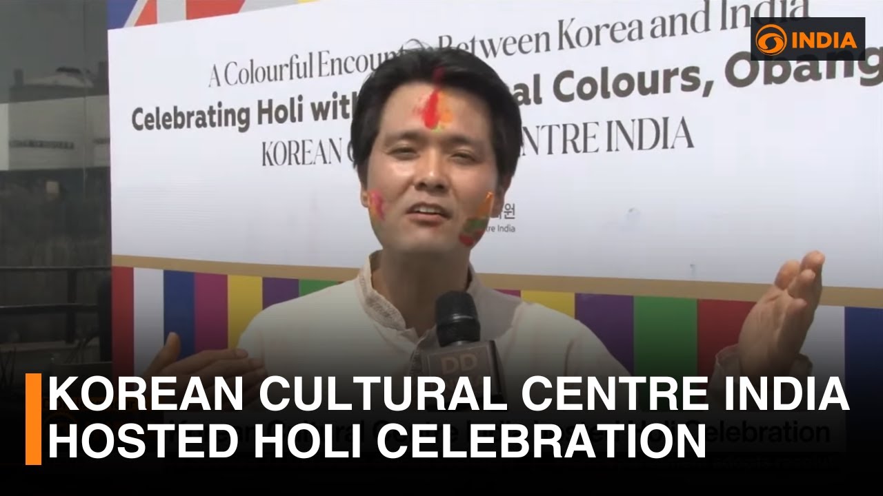 Korean Cultural Centre India hosted Holi Celebration