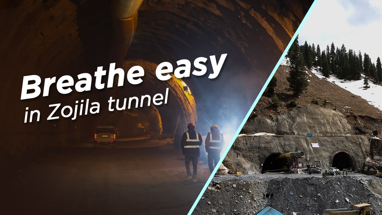 Breathe easy in Zojila tunnel  || MEIL TRANSPORT