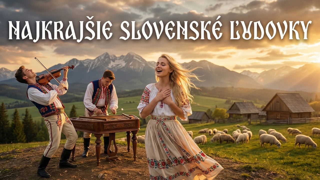 Najkrajšie slovenské ľudovky 💛 Mix slovenských ľudoviek (vol. 3) 🇸🇰 SpievAI Srdcom