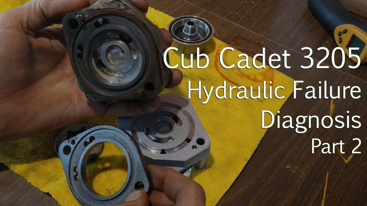 Диагностика неисправностей гидравлики Cub Cadet 3205 — Часть 2