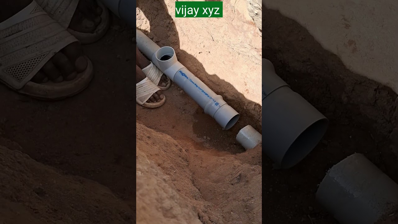 Great Plumbing Trick To Fix Pvc Pipe Joint #shortvideo #shorts #shortsfeed