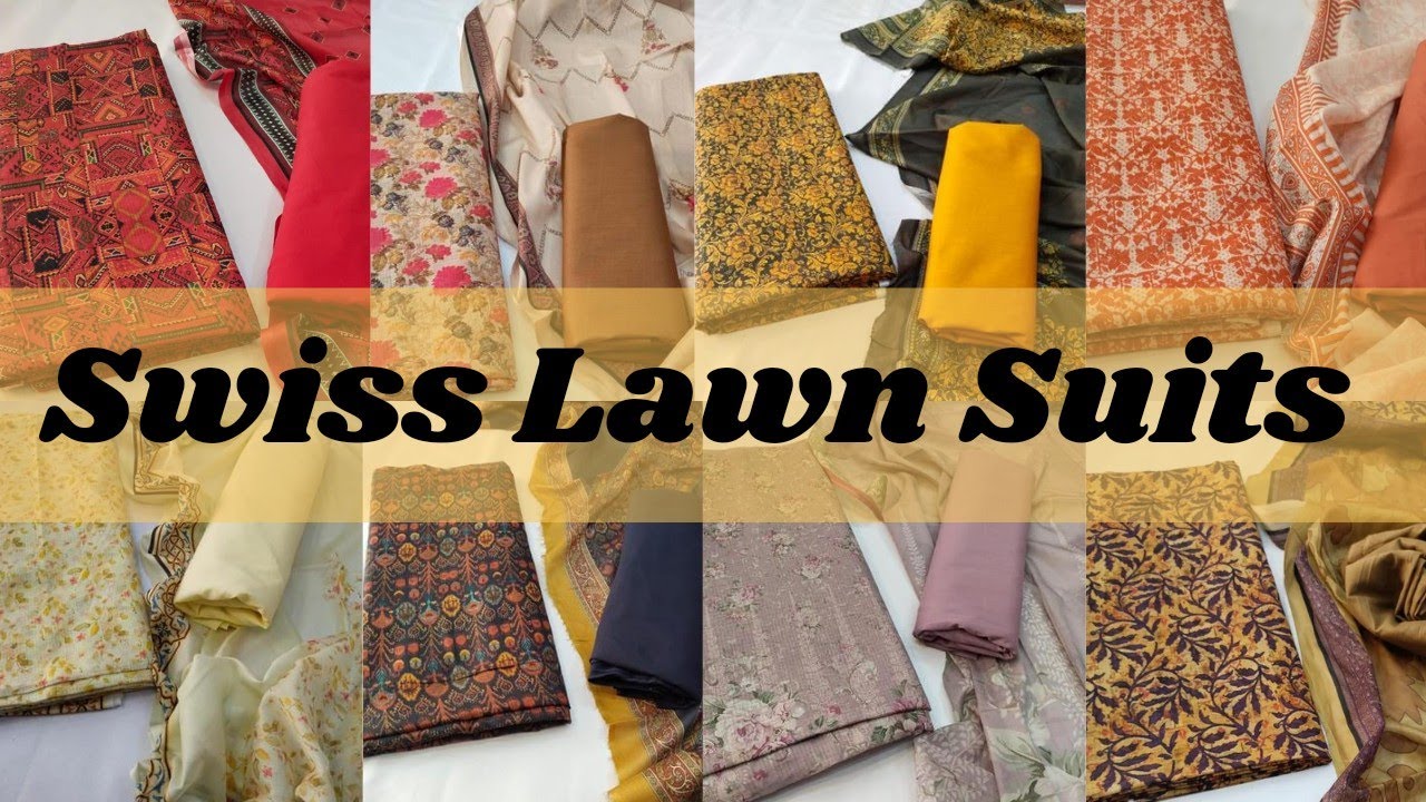 Swiss Lawn Suits for Summer 2022/ New Swiss Lawn 2022 / Shopping Fiesta