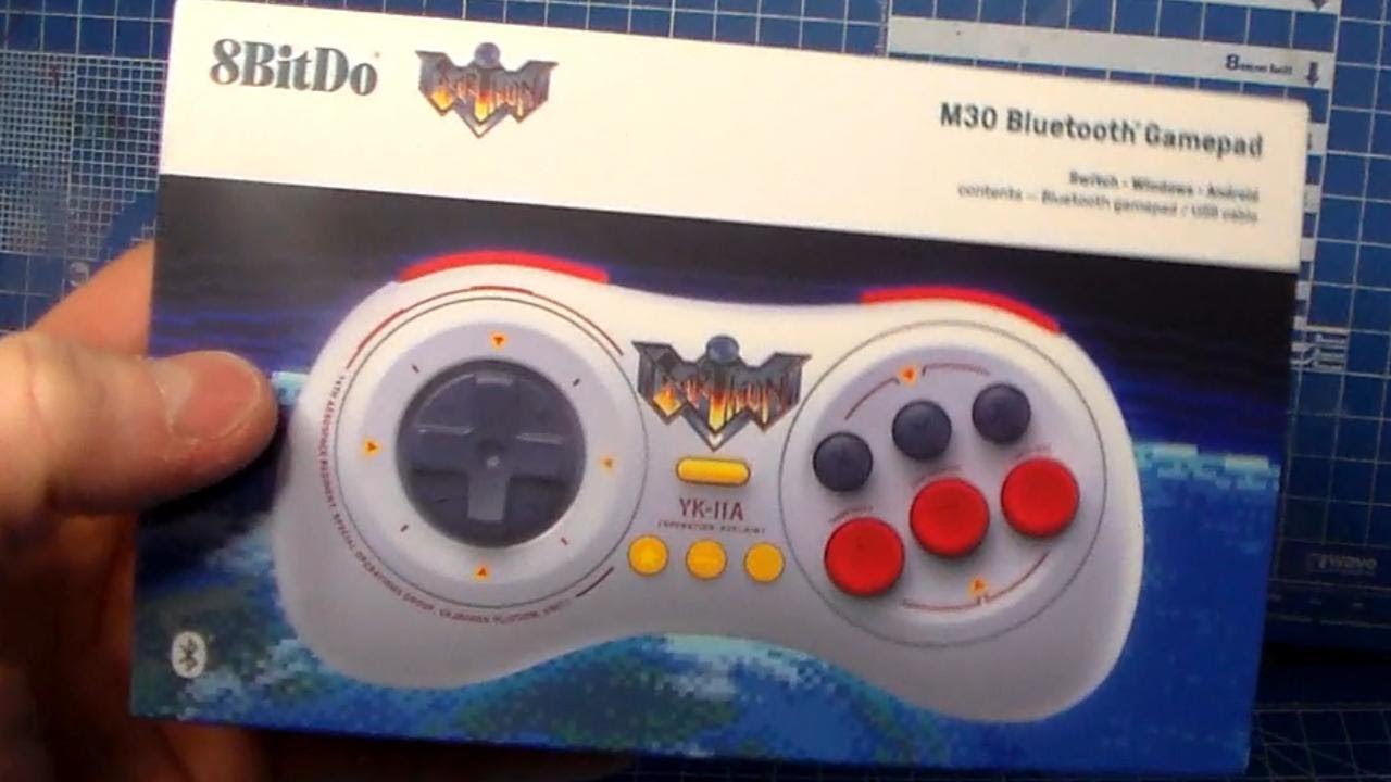 Testing the new Earthion M30 gamepad by 8BitDo on Steam and RetroPie #LinuxGaming