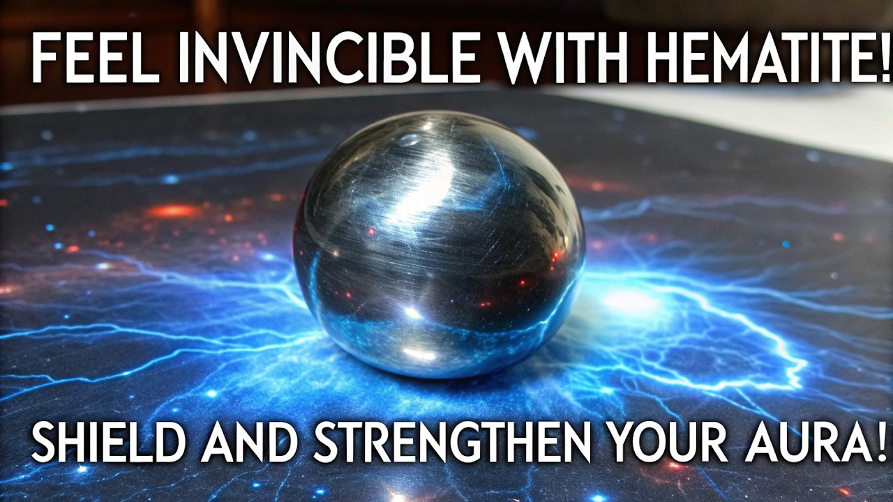 Feel Invincible with Hematite: Shield and Strengthen Your Aura!