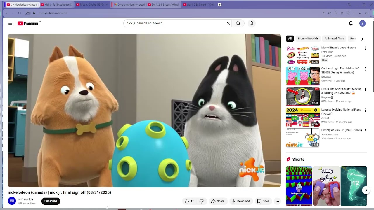 nick jr. shutdown compilation