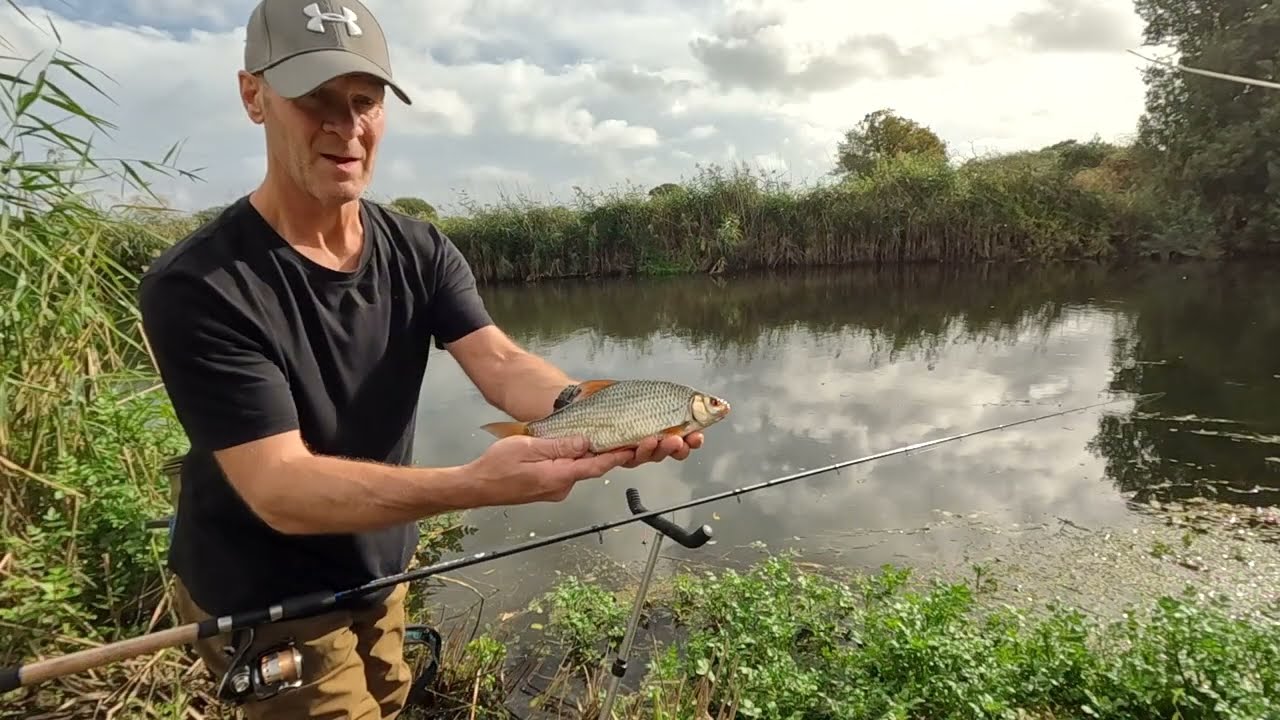 River fishing for roach