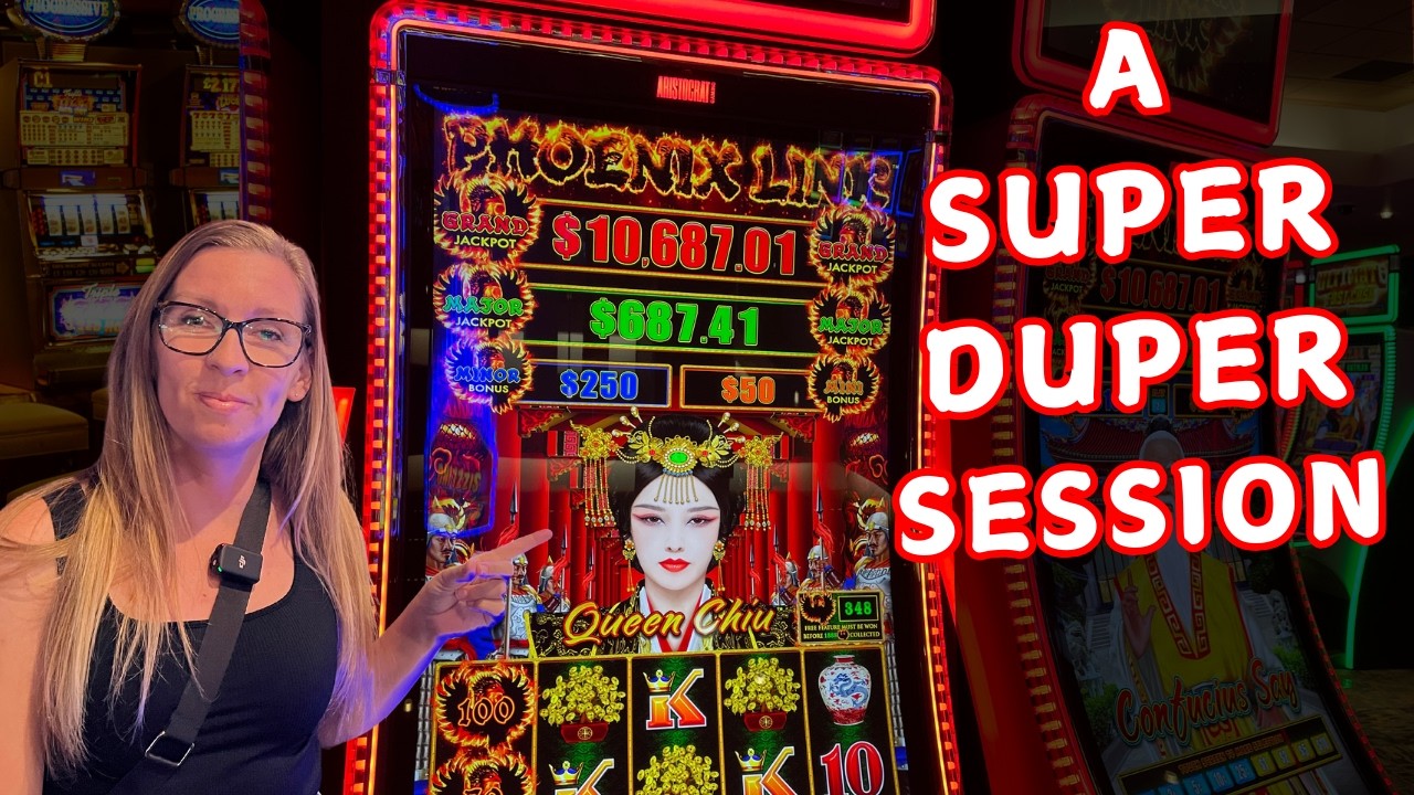 WOW! WE HAD A SUPER DUPER SESSION!!! ON A BRAND NEW SLOT  IN THE HIGH LIMIT ROOM. BUCKLE UP!!