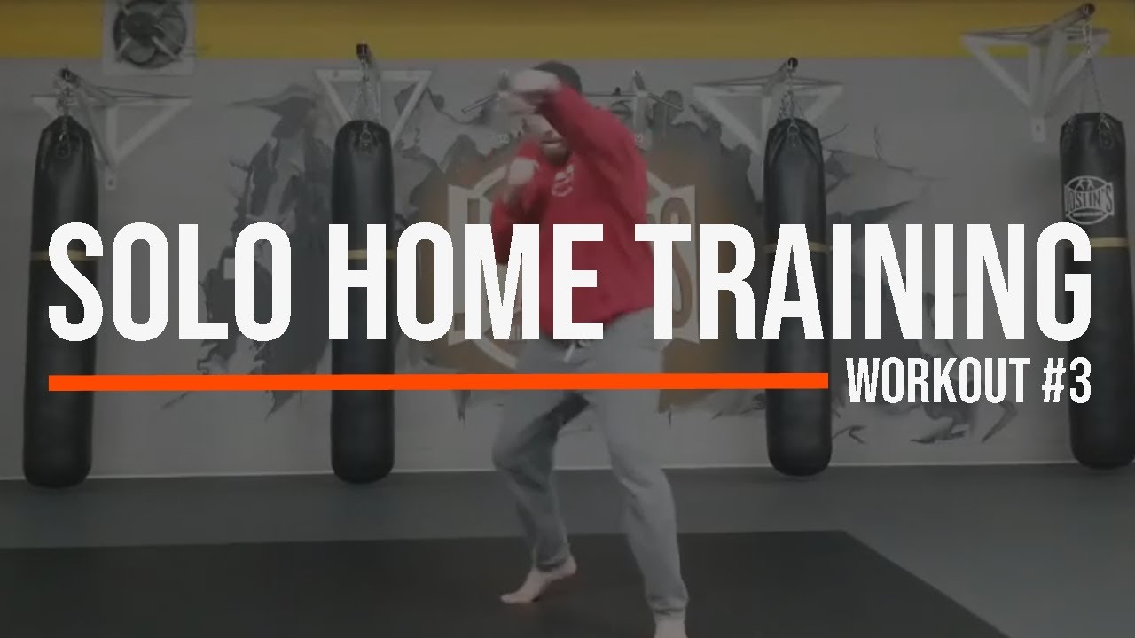 MMA Striking Workout #3 - Beginner (Boxing/Muay Thai) - Train at home!