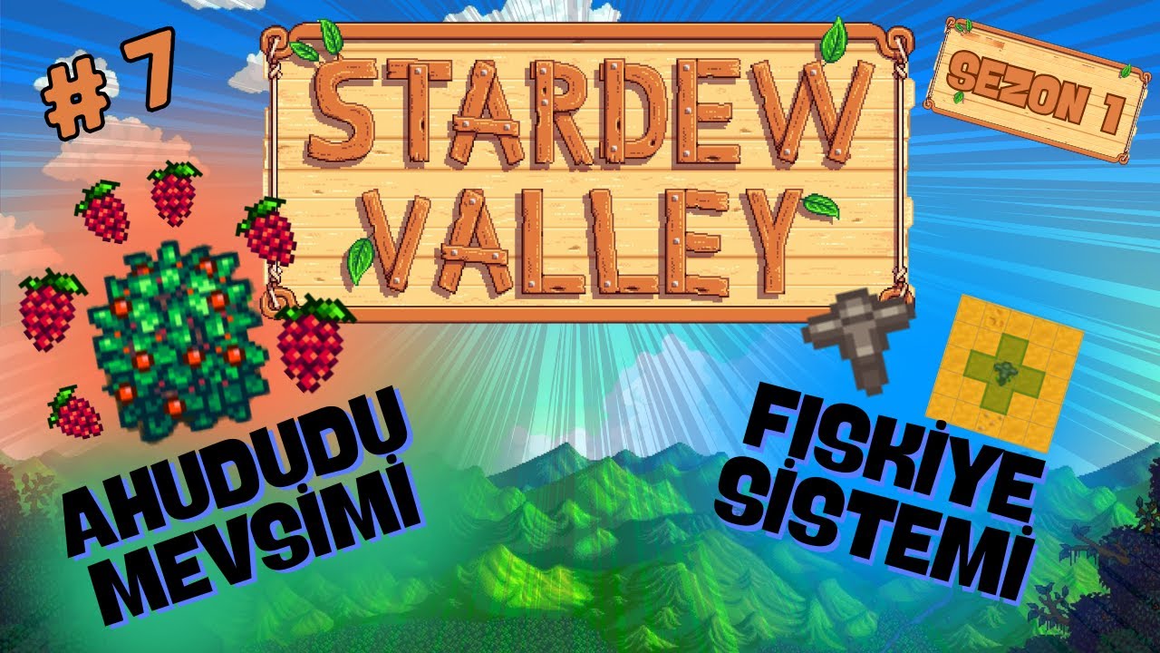 AHUDUDU MEVSİMİ BAŞLADI - İLK FISKİYELER | 0'dan %100'e Stardew Valley Rehberi / Yıl 1 - Bölüm #7
