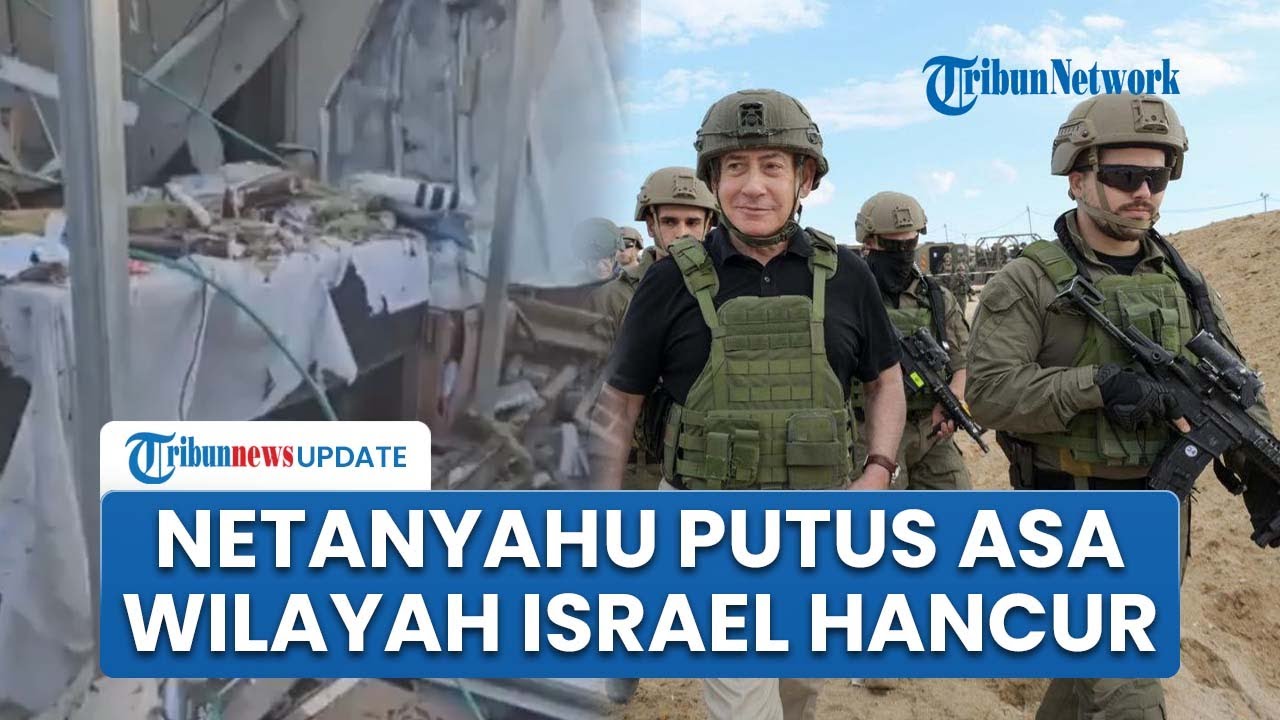 Rangkuman Hamas-Israel: Netanyahu Putus Asa, Tel Aviv Hancur hingga Gelap Gulita Dirudal Hizbullah