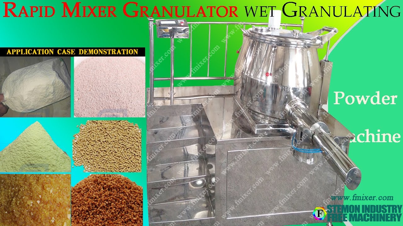 Rapid Mixer Granulator(RMG)┃High Shear Mixture Machine┃Wet Granulation Equipment