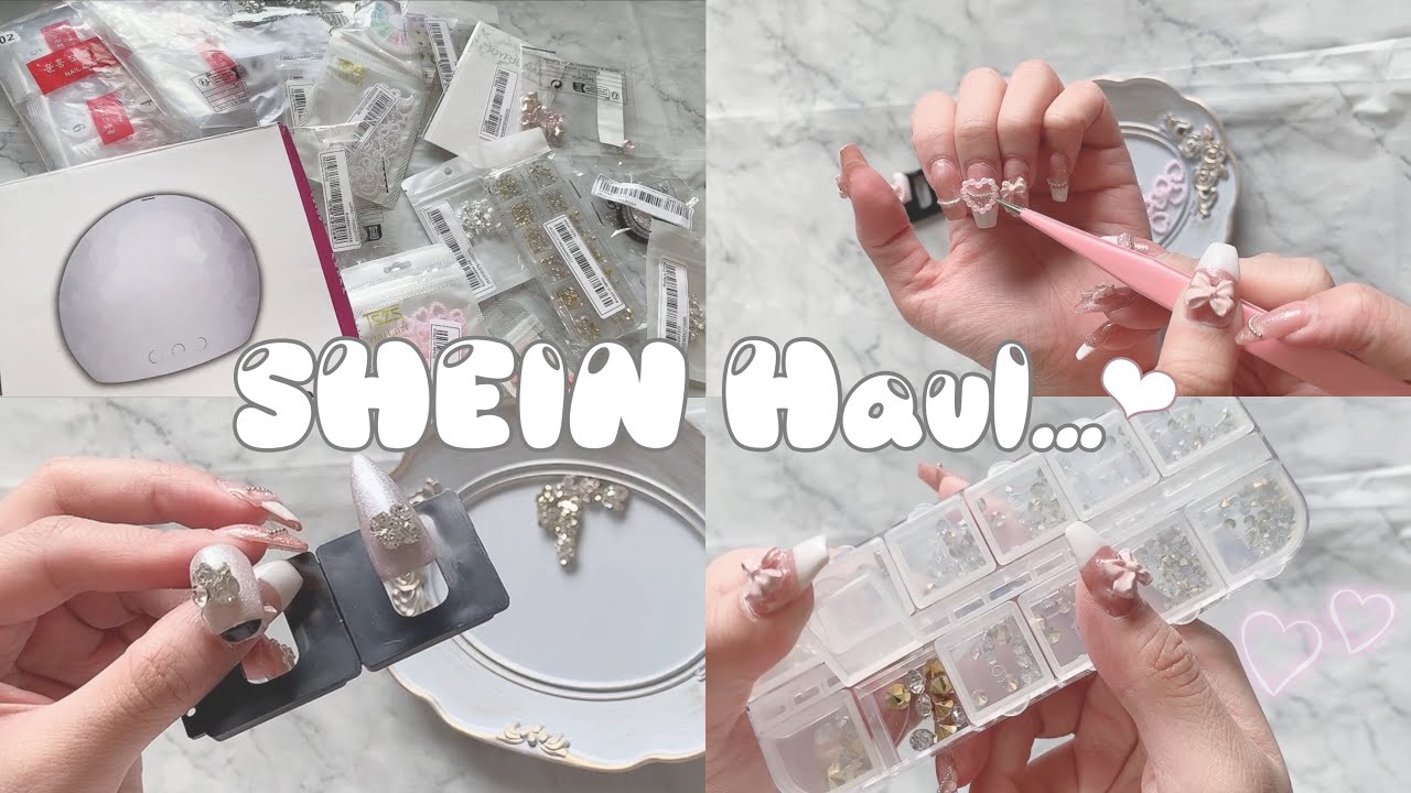 【購入品】SHEINで大量にネイル用品買ったので詳しくご紹介♡おすすめ商品あり