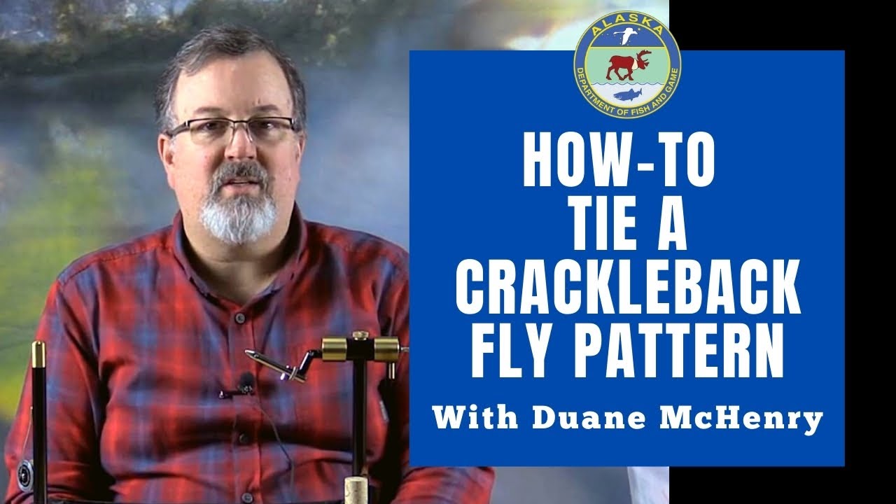How to tie a Crackleback fly pattern