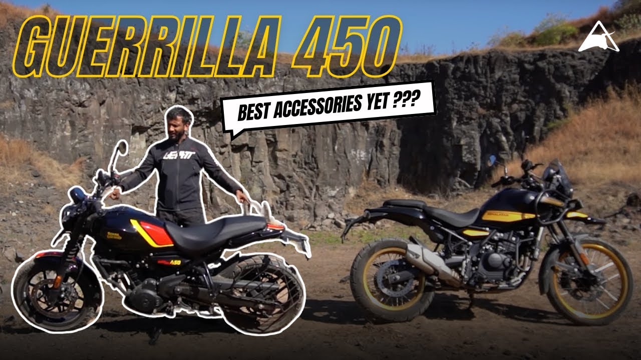 Guerrilla 450 Touring Accessories | Designing & Making process | Part-1 | Auto Engina
