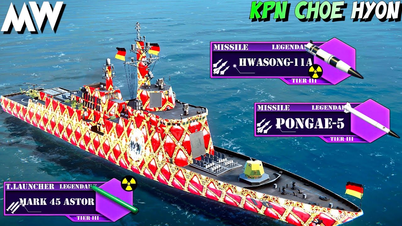 KPN CHOE HYON - With ☢️Nuke build For 4 Ships &mdash; Unbelievable Ending 😱 Modern Warships
