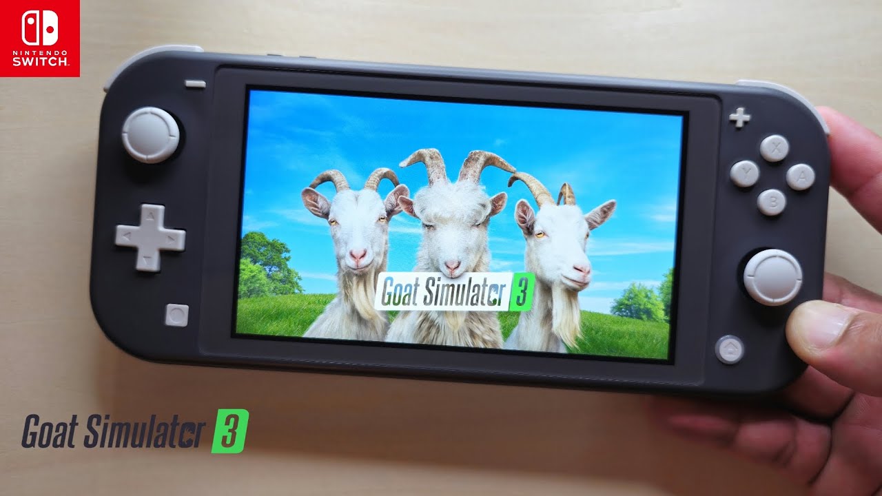 Goat Simulator 3 Nintendo Switch Lite Gameplay