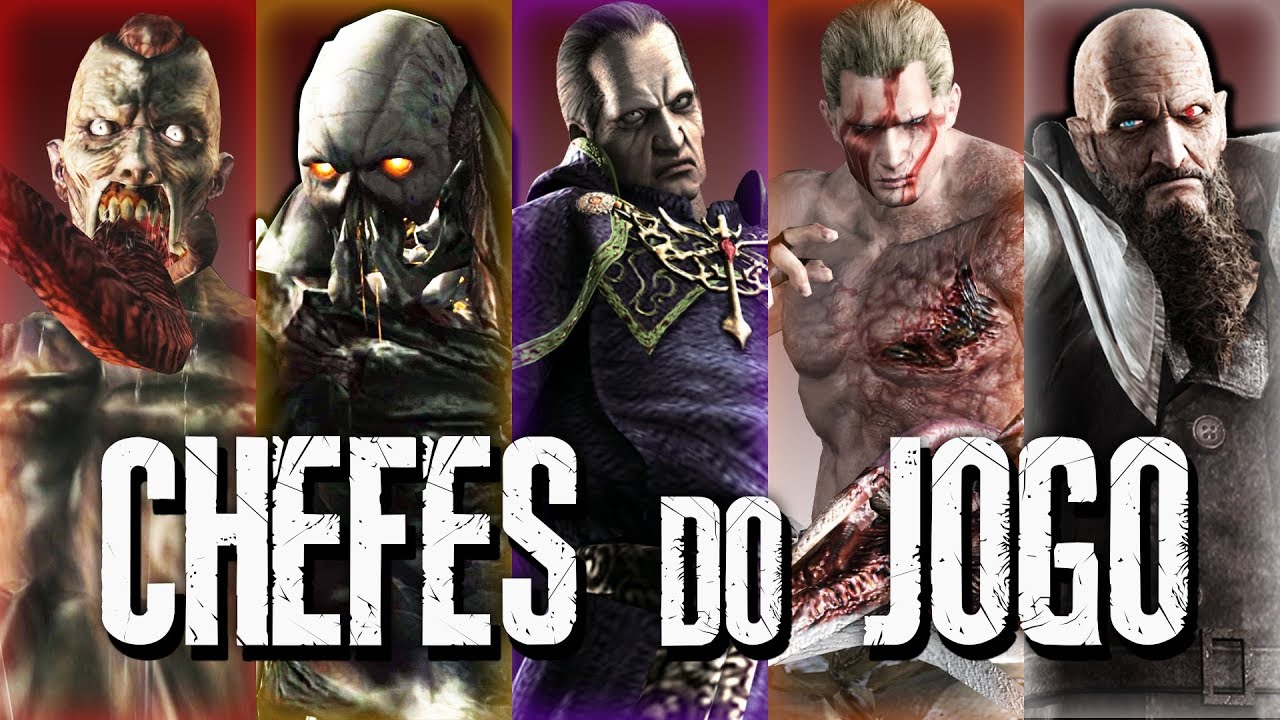 TOP 10 CHEFES mais DIFÍCEIS - RESIDENT EVIL 4