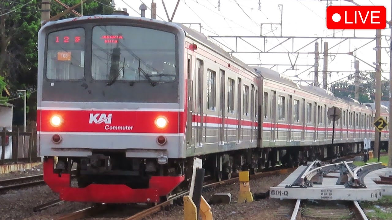 🔴 HUNTING RAMAINYA KERETA KRL COMMUTER LINE DI KOTA DEPOK !! Ada KRL JR 205, TM 6000, CRRC CLI.125