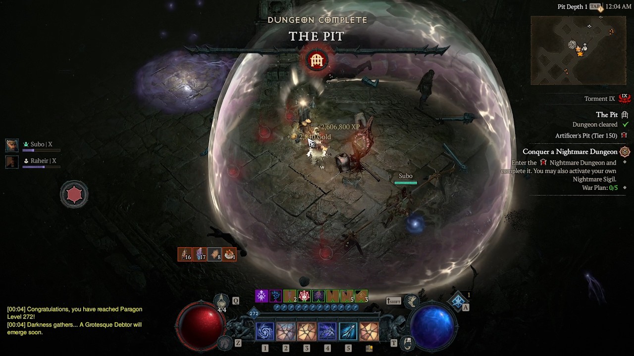 Pit 150 solo clear (03:16) | Ball Lightning Sorcerer | Diablo 4 Season 13