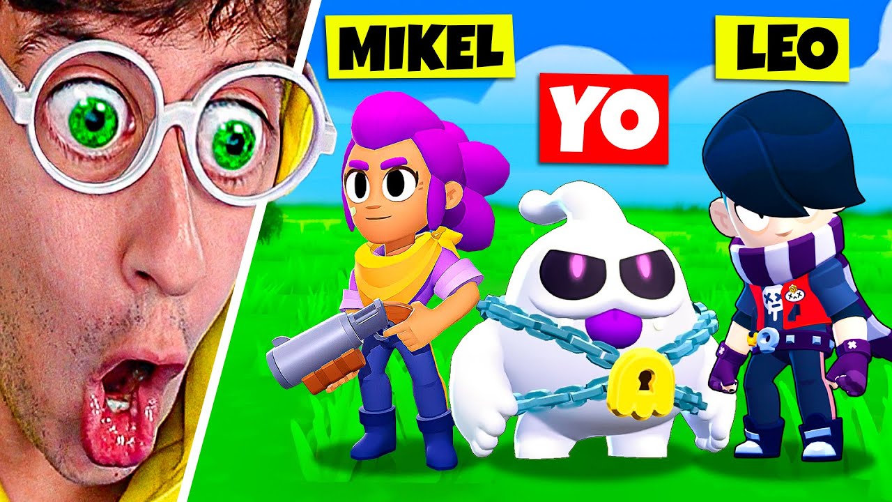 Juego con MikelTube y LeoTube 😎🔥!! (me suben copas 🤑) - Brawl Stars TEKENDO