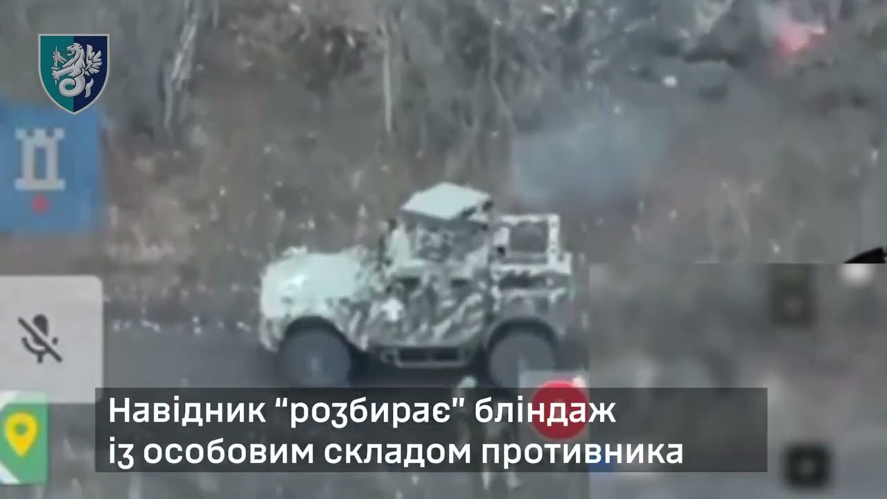 Kurakhove - 15.11.2024. Marines Of The 37th Marine Brigade Use Oshkosh M-ATV To Raid Russian Dugout.