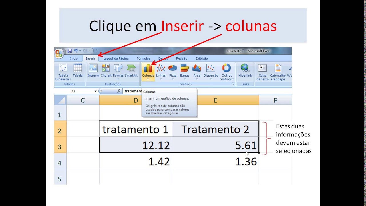 Como Fazer Gráficos de Barra com Desvio Padrão???