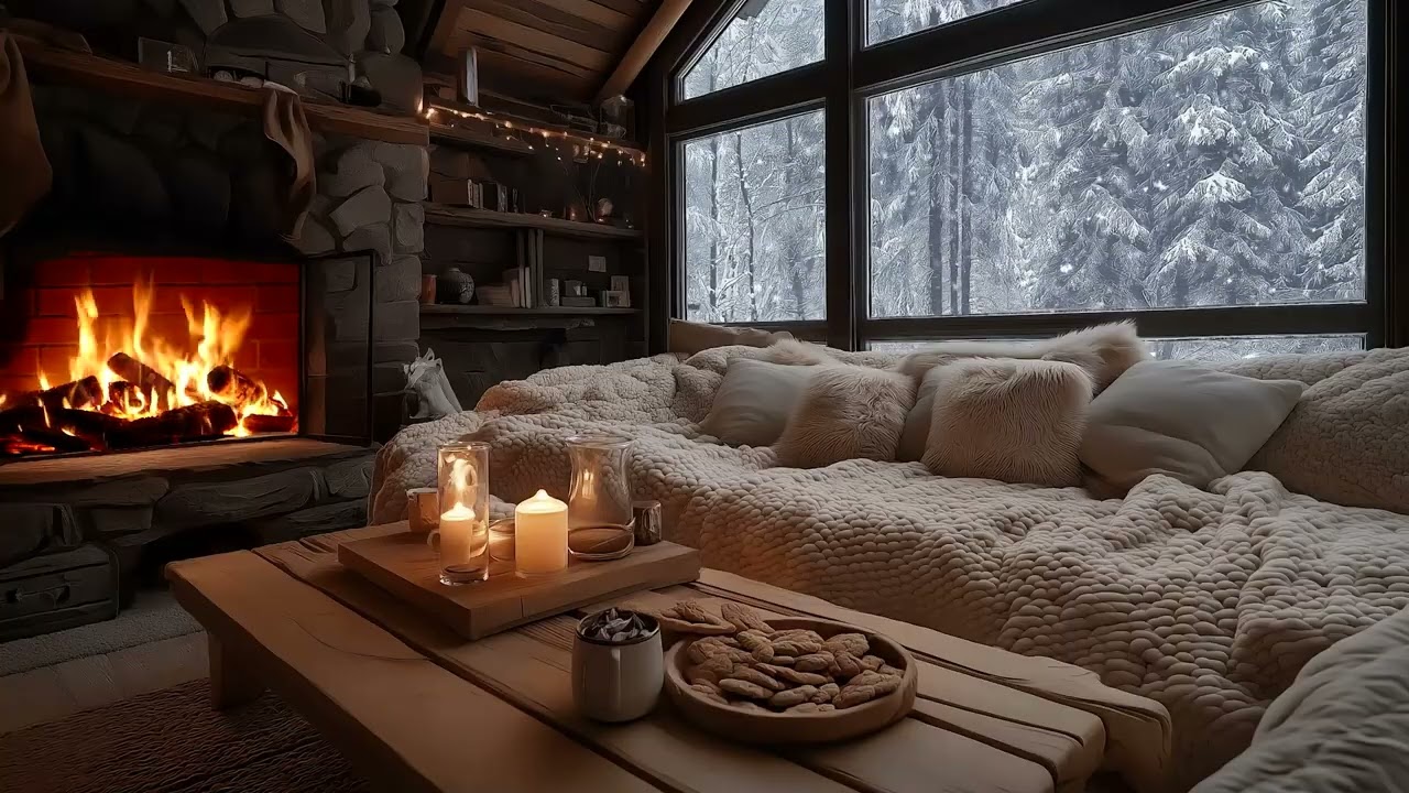 Deep Calm Sessions — slow winter ambience, soft keys, low fire tones for deep focus and peace