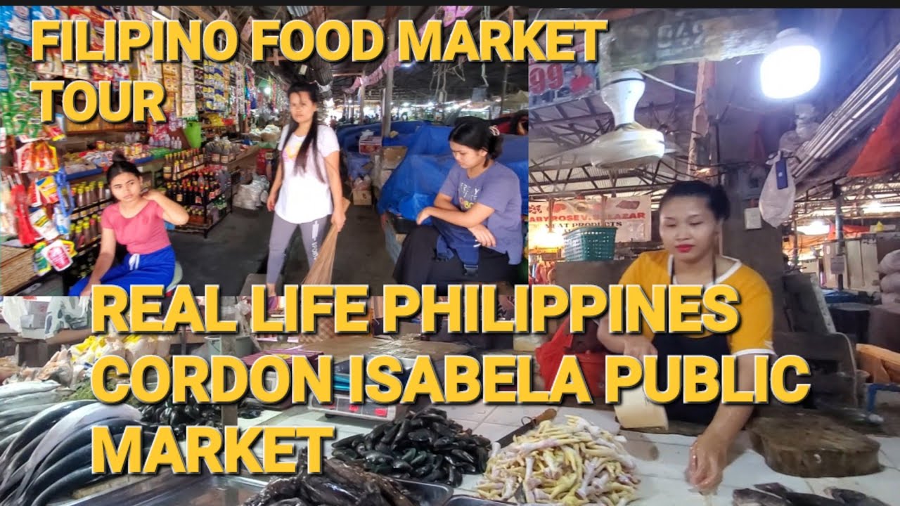 Palengke tour /filipino food market tour Cordon isabela