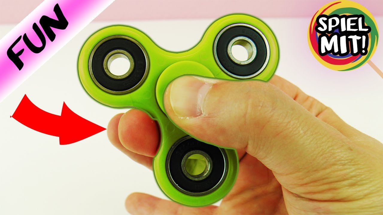 Wie benutze ich einen Fidget Spinner richtig? Einfachster Fidget Spinner Trick Deutsch