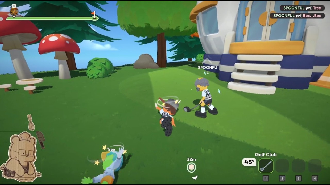 Super Battle Golf with friends