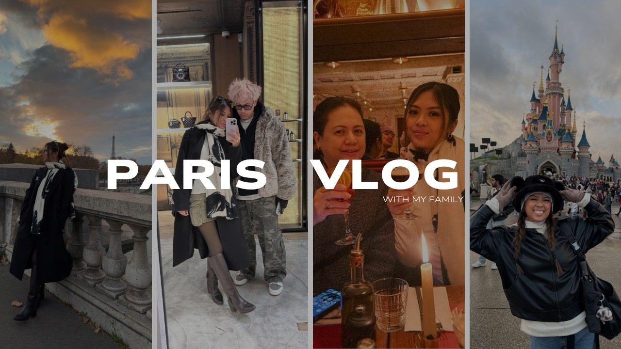 Paris Vlog 🇫🇷 | Family Trip, Christmas Market, & Disneyland