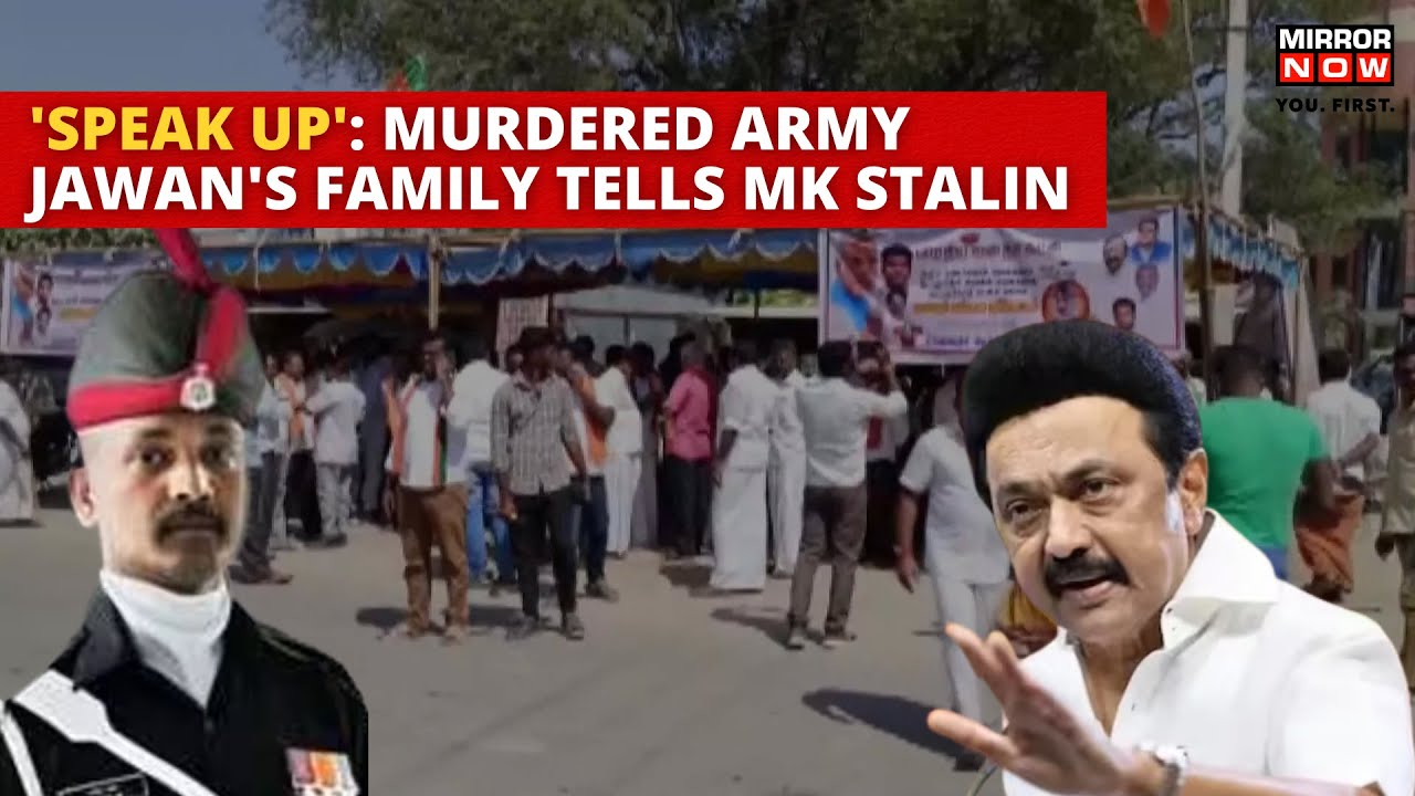 Army Jawan's Murder By DMK Worker Rocks Tamil Nadu | Family Urges CM Stalin To Break Silence