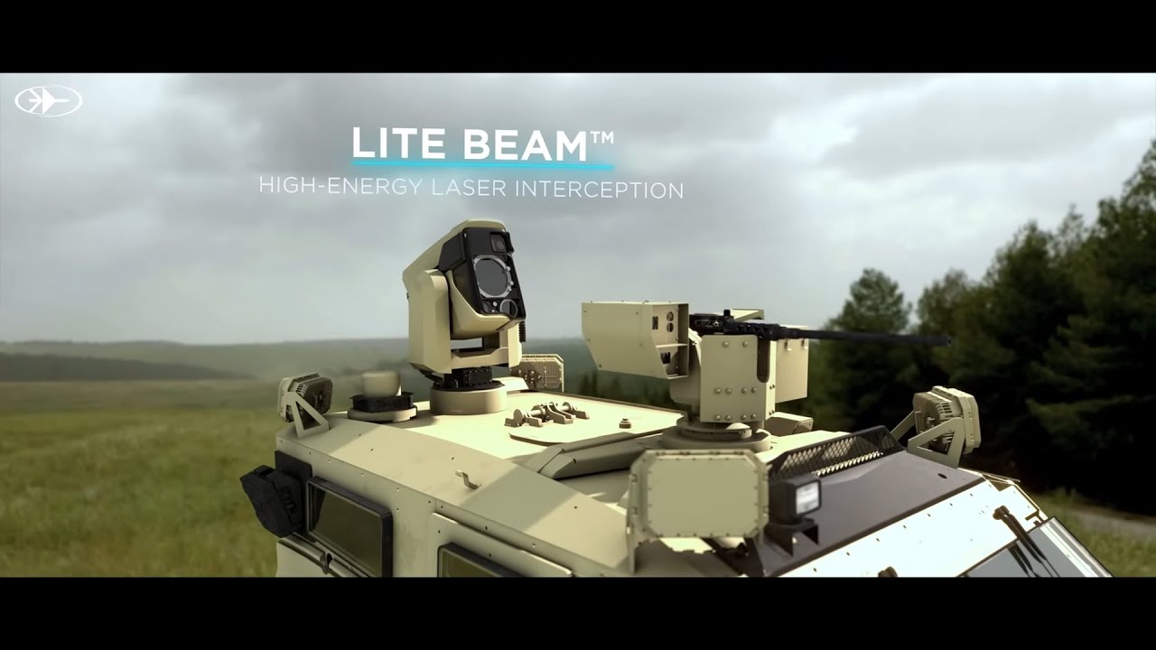 Israel's Latest Anti Drone Laser Deployed on Armored Vehicle.