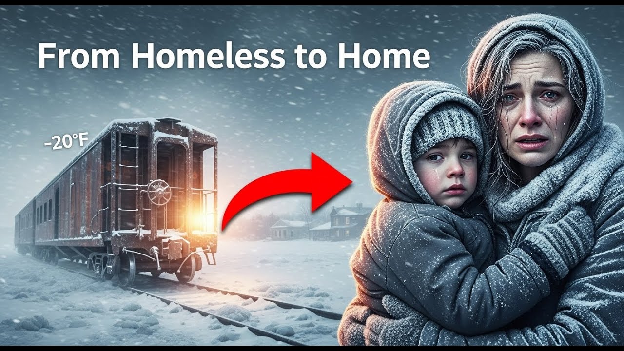 He Kicked Them Out In -20°F Winter - They Found Railcar & Called It Home🏡